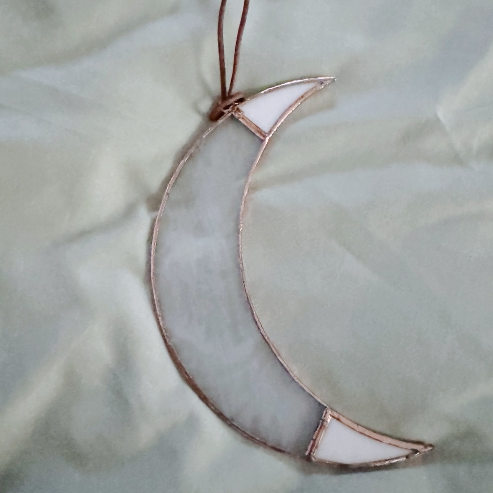 Frosted Glass Moon Catcher